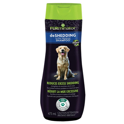 FURminator Ultra Premium deShedding Shampoo for Dogs Helps Reduce Excess Shedding, 16 oz