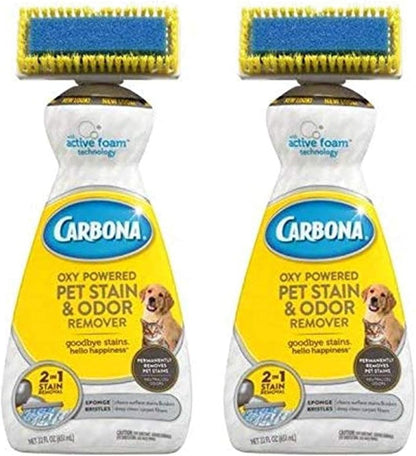 Carbona 2 in 1 Oxy-Powered Pet Stain -2 Count