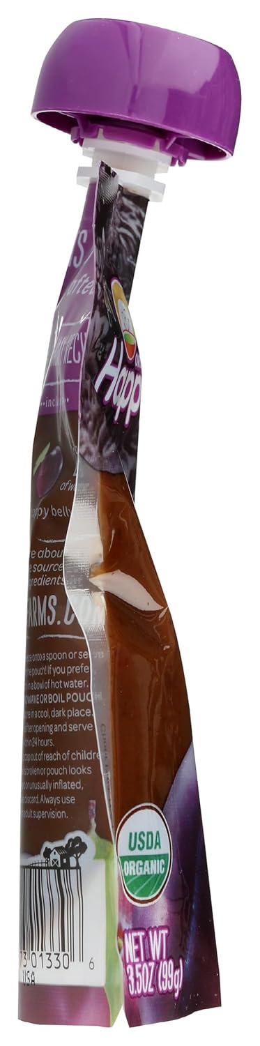 Happy Baby Clearly Crafted Organic Baby Food Stage 1, Prunes, 3.5 Oz