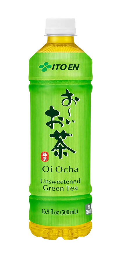 Ito En Tea Oi Ocha Green Tea, Unsweetened, 16.9 Ounce (Pack of 12)