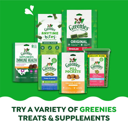 Greenies Pill Pockets for Dogs Capsule Size Natural Soft Dog Treats Chicken Flavor, 15.8 oz. Pack (60 Treats)