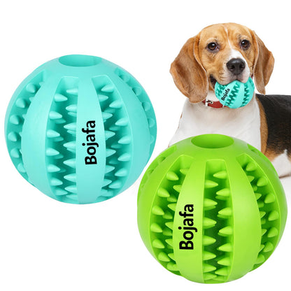 Dog Teething Toys Ball: Treat Dispensing Dog Puzzle Toys Interactive Small Medium Dog Chew Enrichment Toys for Boredom and Brain Stimulating Game to Keep Them Busy 2pack