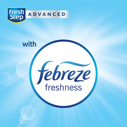 Fresh Step Advanced Clumping Litter With Febreze Freshness With Febreze Gain Scent, Fights Odor on Contact, 37 lbs. (2 x 18.5 lb. Box)