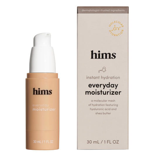 hims Everyday Moisturizer for Men - Lightweight, Hydrating Mens Face Moisturizer with Hyaluronic Acid and Shea Butter - 1 pack