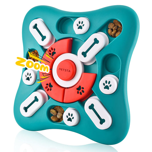 Dog Puzzle Toys, Treat Dispensing Dog Enrichment Toys for IQ Training and Brain Stimulation, Interactive Mentally Stimulating Toys as Gifts for Puppies, Cats, Dogs