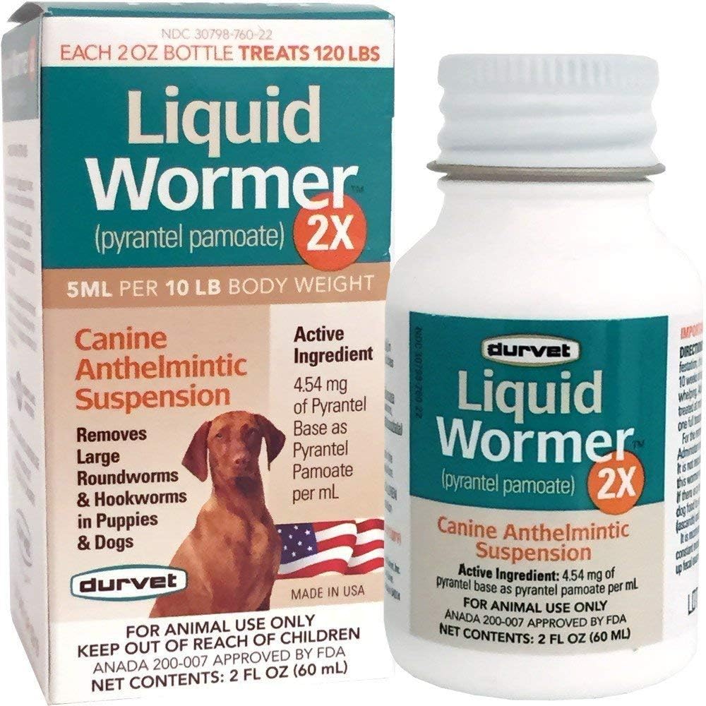 Durvet 2X Liquid Wormer, 2-Ounce