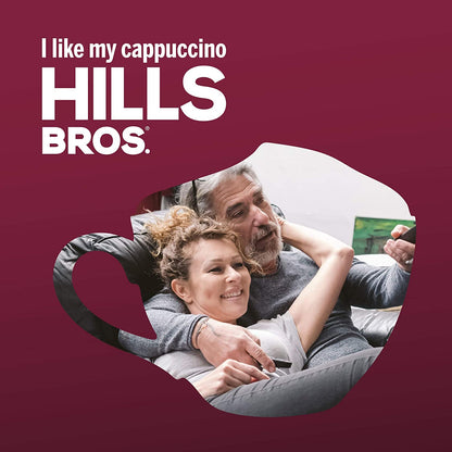 Hills Bros Instant Salted Caramel Cappuccino Mix, Easy to Use and Convenient, Enjoy Coffeehouse Flavor from Home, 14 Oz