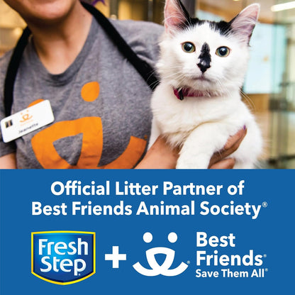 Fresh Step Advanced Clumping Litter With Febreze Freshness With Febreze Gain Scent, Fights Odor on Contact, 37 lbs. (2 x 18.5 lb. Box)