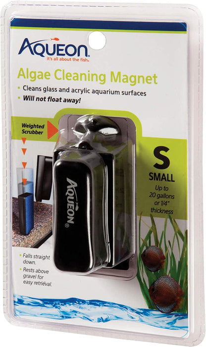 Aqueon Aquarium Algae Cleaning Magnets Glass/Acrylic, Small, Black