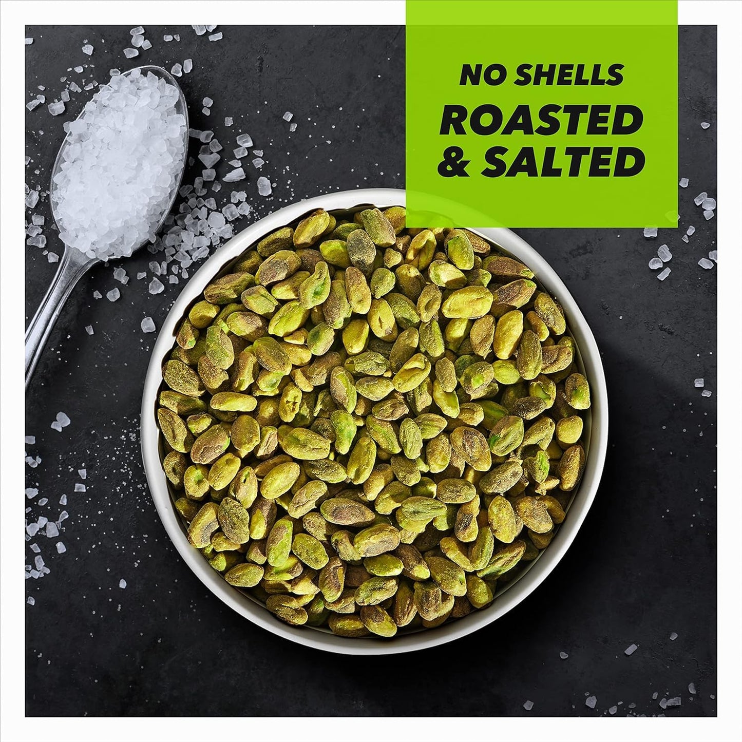 Wonderful Pistachios No Shells, Roasted & Salted Nuts, 6 Ounce Resealable Bag, Protein Snacks, Gluten Free, Healthy Snacks for Adults