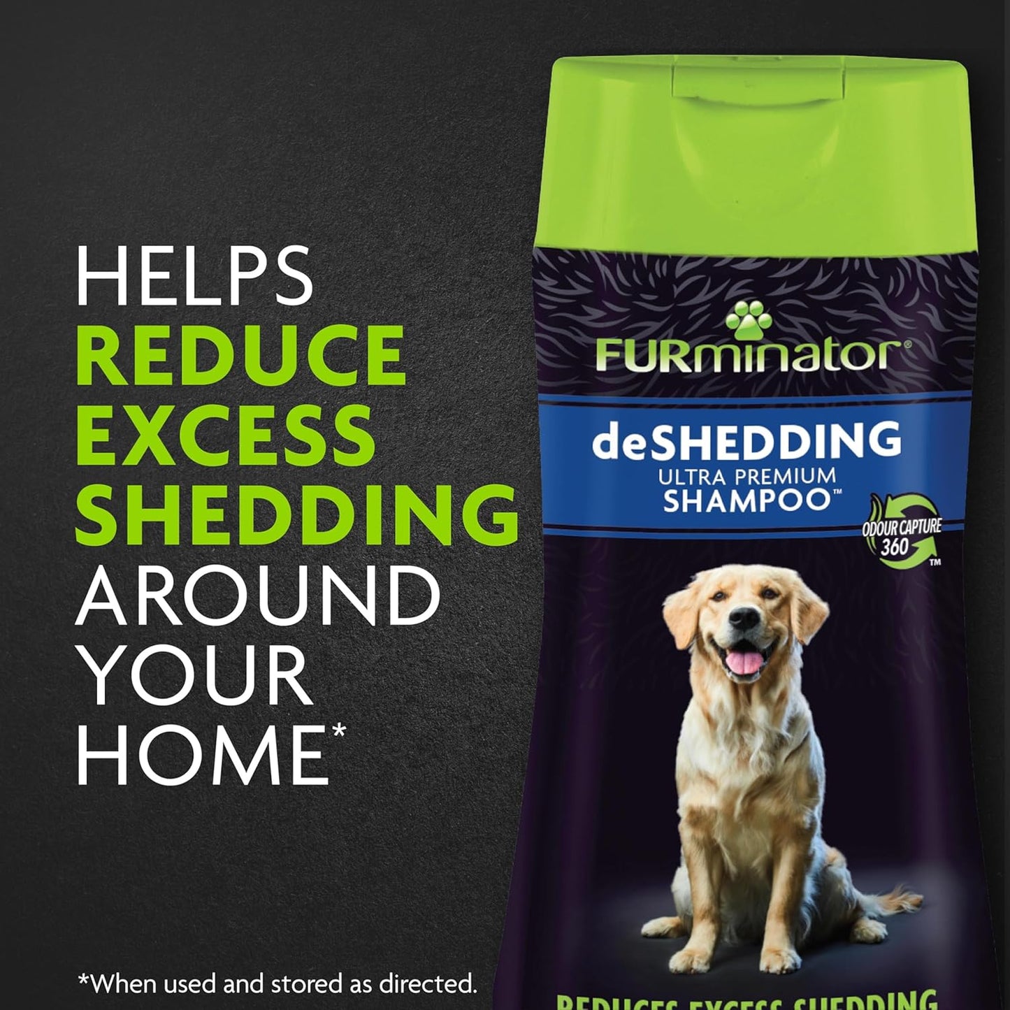 FURminator Ultra Premium deShedding Shampoo for Dogs Helps Reduce Excess Shedding, 16 oz