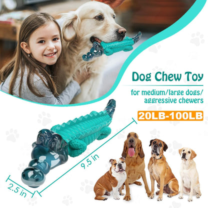 Dog Toys for Aggresive Chewers：Dog Toys for Large Dogs - Tough Dog Chew Toys - Indestructible Dog Toys for All Breed Sizes to Keep Them Busy