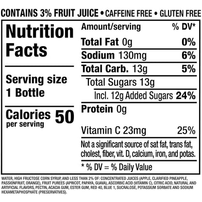 Hawaiian Punch Fruit Juicy Red Fruit Juice Drink, 10 Fl Oz Bottles, 24 Count (4 Packs Of 6), Ready-to-drink, On-the-go, Caffeine-free, Carbonation-free, Gluten-free, Excellent Source Of Vitamin C