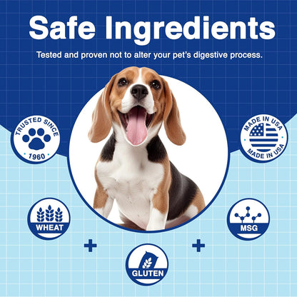 for Dogs and Cats | Stool Eating & Coprophagia Deterrent | Dog & Cat Food Powder Additive to Prevent Dogs from Eating Poop | Safe for Your Pets | Vet Recommended Formula for Anti-Coprophagia