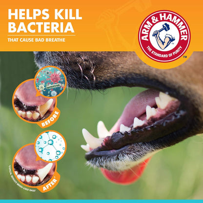 Arm & Hammer for Pets Fresh Breath Enzymatic Dog Dental Care Kit - Includes Dog Toothpaste, Dual Sided Toothbrush and Fingerbrush - Bad Breath Treatment, Chicken Flavor, 2.5 Ounce