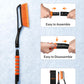 AstroAI 27 Inch Snow Brush and Detachable Ice Scraper with Ergonomic Foam Grip for Cars, Trucks, SUVs (Heavy Duty ABS, PVC Brush)